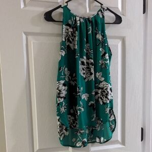 Floral Green Women's Top